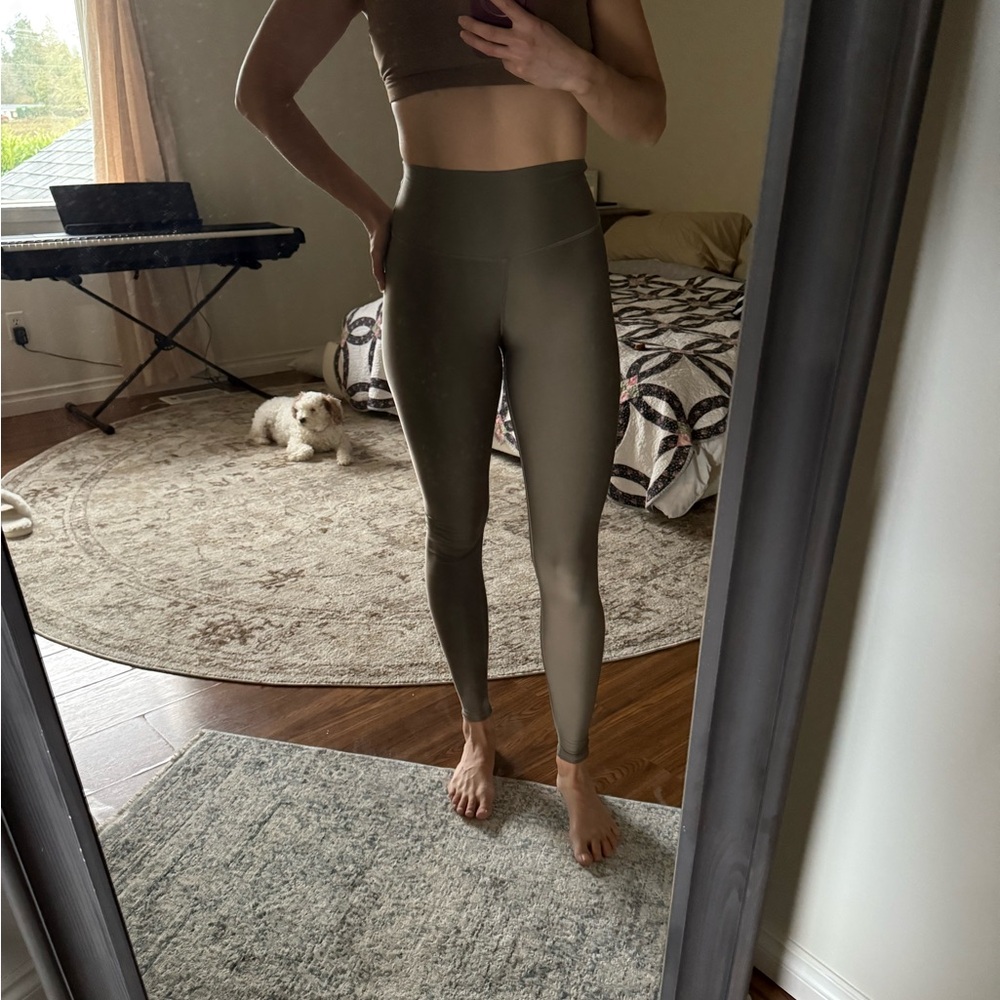 ALO Yoga Olive Green Airlift Leggings
